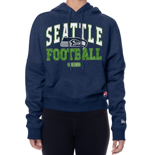 Women's Seahawks Sparkle Hooded Sweatshirt