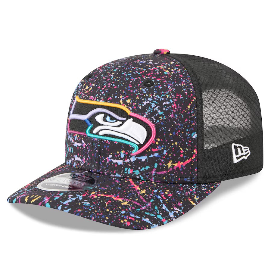 Seahawks 2025 Crucial Catch Stretch-Snap Hat