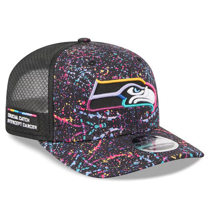 Seahawks 2025 Crucial Catch Stretch-Snap Hat