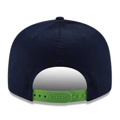 Seahawks Navy/Lime 9Fifty Snapback Hat