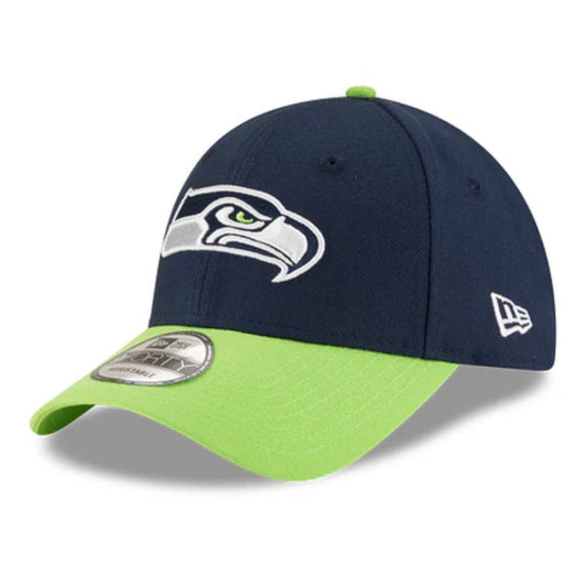 Seahawks Navy Lime Adjustable Hat