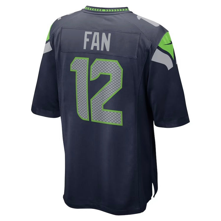 Seahawks FAN 12 Navy Game Jersey