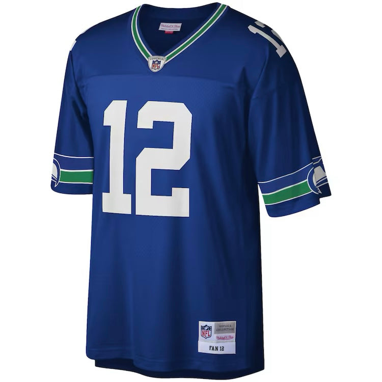 Seahawks FAN 12 Retro Legacy Blue Limited Jersey