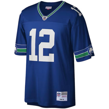 Seahawks FAN 12 Retro Legacy Blue Limited Jersey