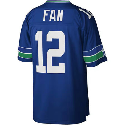 Seahawks FAN 12 Retro Legacy Blue Limited Jersey