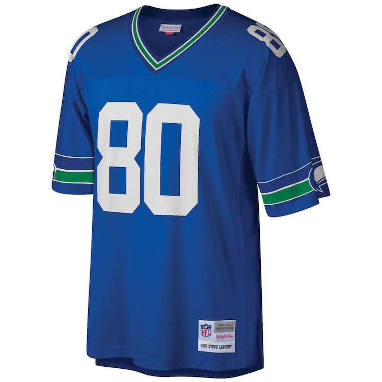 Seahawks LARGENT 80 Retro Legacy Blue Limited Jersey