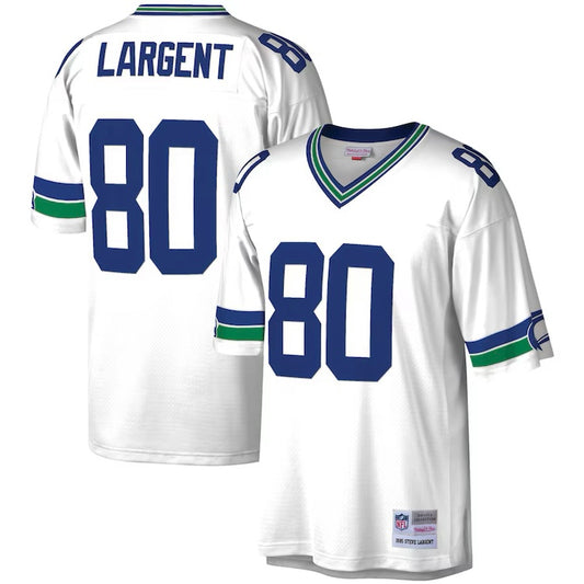 Seahawks LARGENT 80 Retro Legacy White Limited Jersey