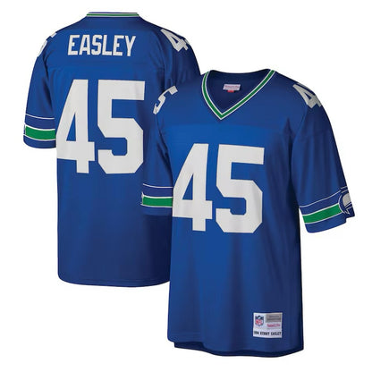 Seahawks EASLEY 45 Retro Legacy Blue Limited Jersey