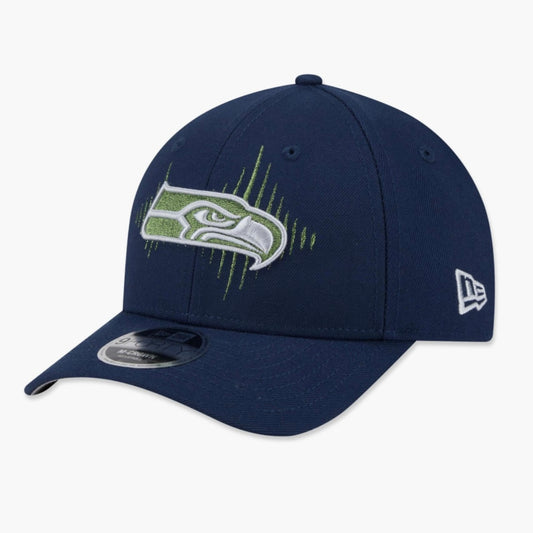 Seahawks 2025 Rivalries Sideline Navy Stretch-Snap Hat