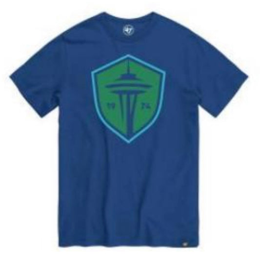 Sounders Blue Logo Tee