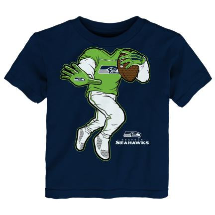 Toddler Seahawks Navy Stiff Arm Tee