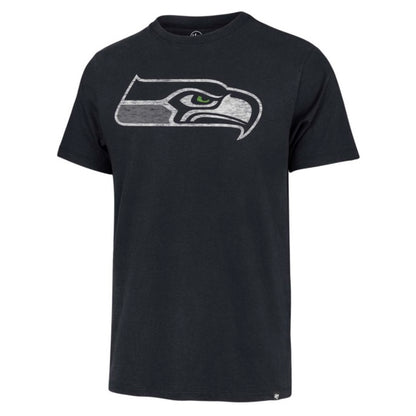 Seahawks Distressed Logo Navy Tee