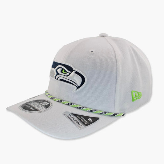 Seahawks Premium Rope Stretch-Snap White Hat