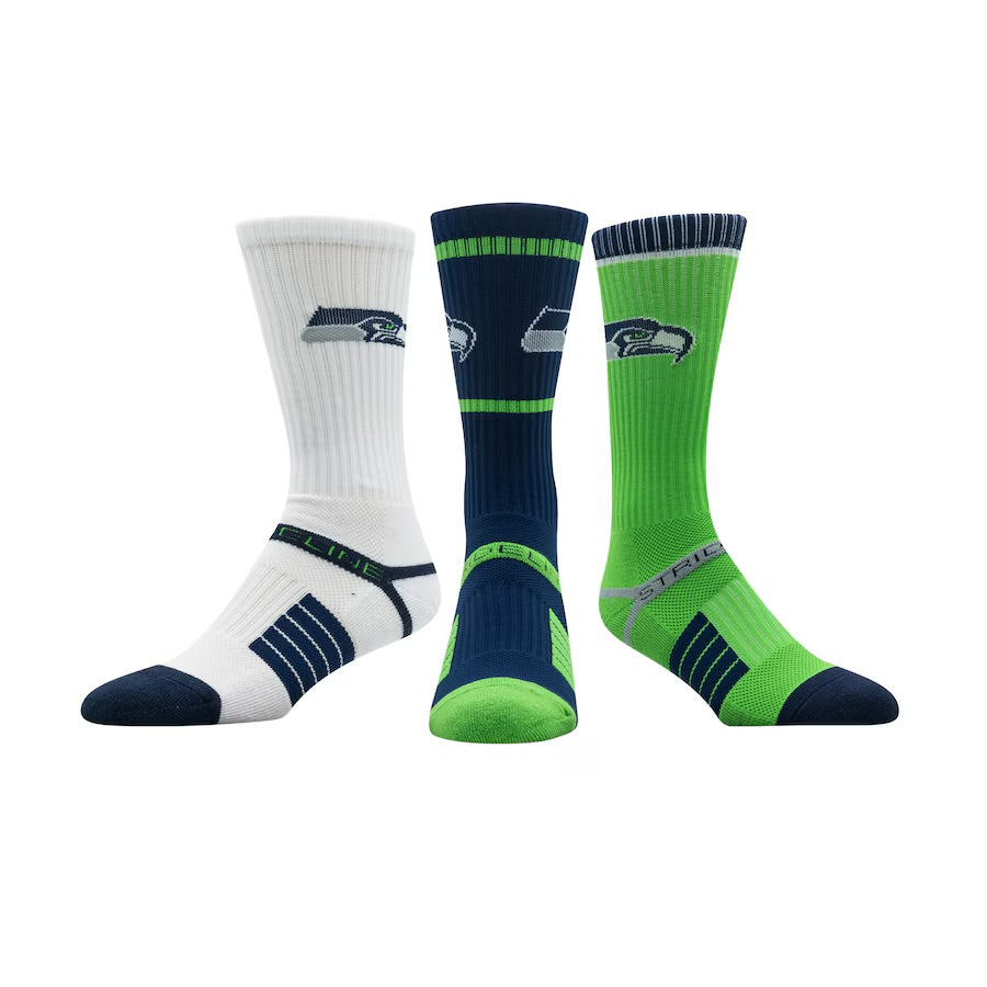 Seahawks Lime Green Strideline Socks