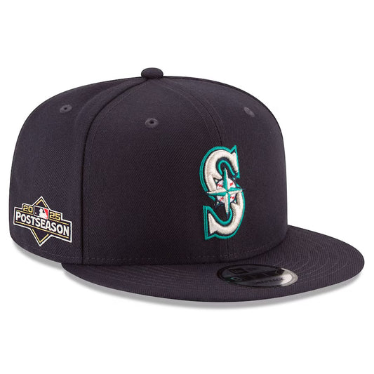 Mariners 2025 Postseason Official 9Fifty Snapback Navy Hat
