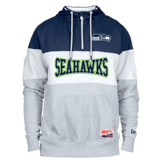 Seahawks Navy Zip Deluxe Hooded Jacket