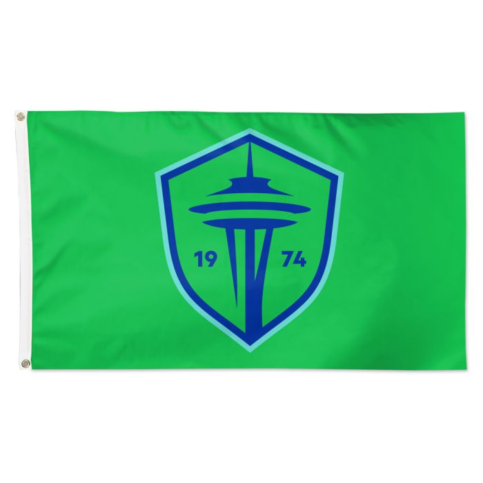 Sounders Logo Deluxe 3x5 Flag