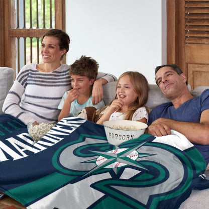 Mariners Gameday Plush Large Blanket