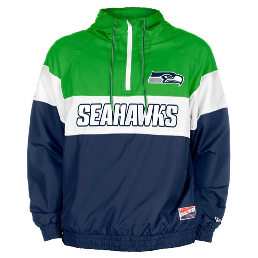 Seahawks 1/4 Zip DryTek Hooded Jacket