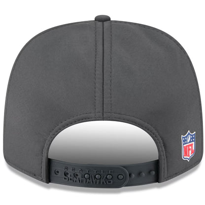 Seahawks 2025 Sideline Cold Weather Snapback Charcoal Hat