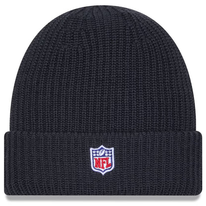 Seahawks 2025 Official Sideline Dark Navy Cuffed Knit Beanie