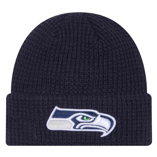 Seahawks Waffle Cuffed Knit Beanie