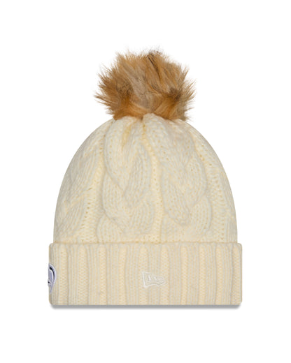 Women's Seahawks Fur Pom Knit Beanie