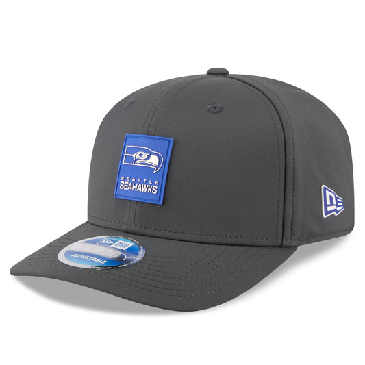 Seahawks Retro 2025 Sideline Cold Weather Snapback Charcoal Hat