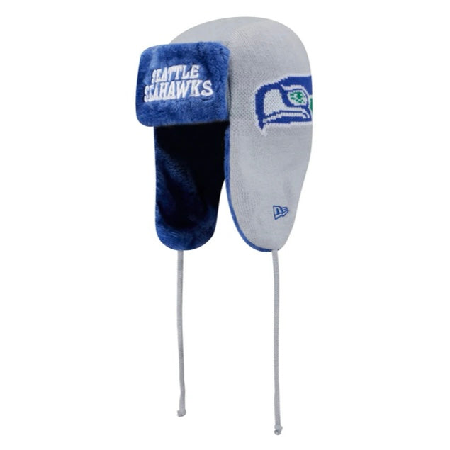 Seahawks Retro Trapper Knit Beanie