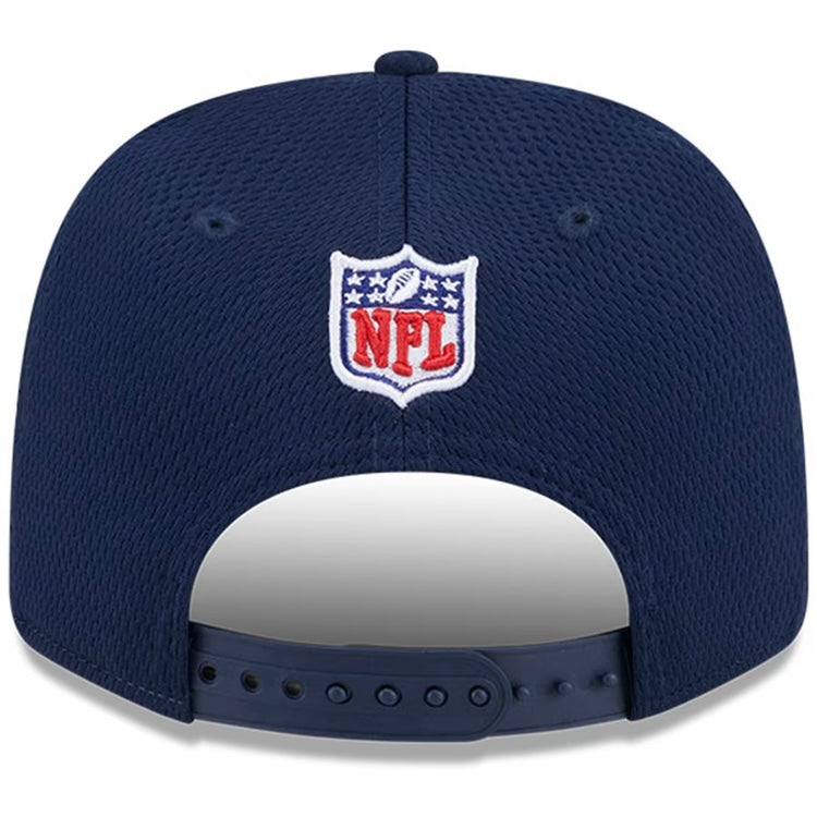 Seahawks 2024 Sideline MICROERA™ Navy Stretch-Snap Hat