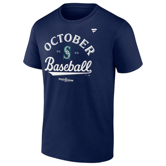 Mariners October Baseball Official Postseason Navy Tee