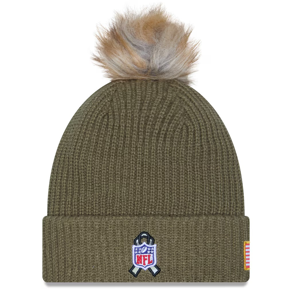 Women’s Seahawks 2025 Salute To Service Cuff Knit Beanie