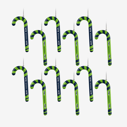 Seahawks Premium Candy Cane Ornament