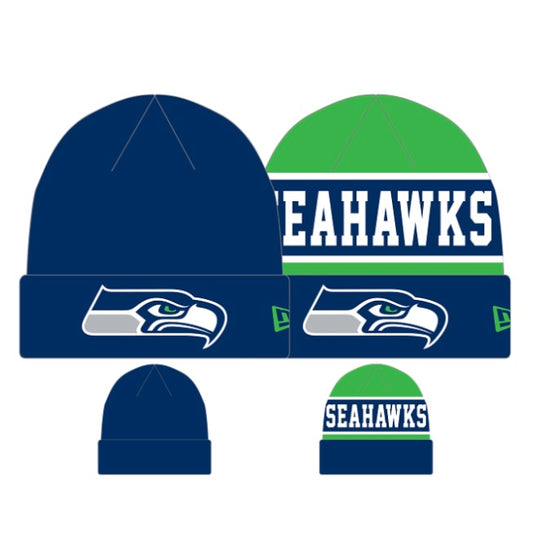 Youth Seahawks Reversible Knit Beanie