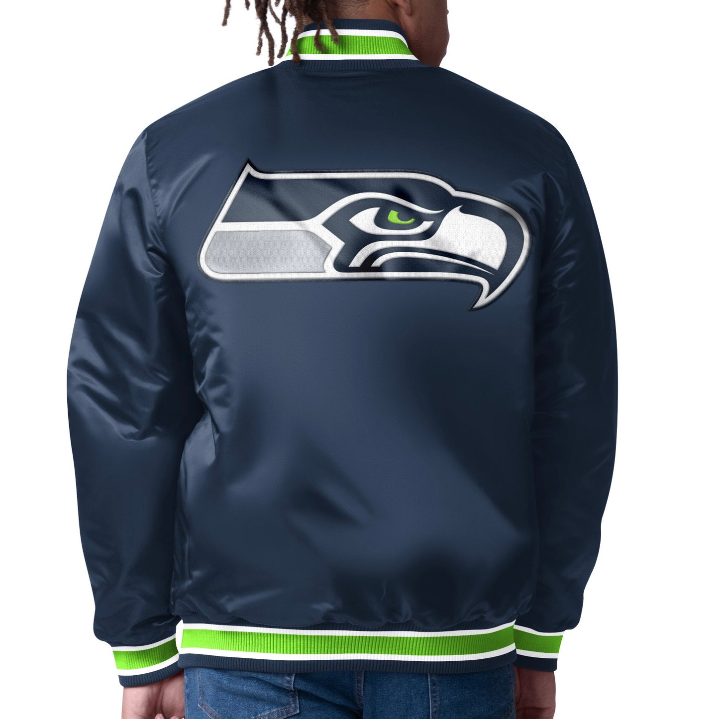 Seahawks REVERSIBLE Dueling Logos Starter Jacket