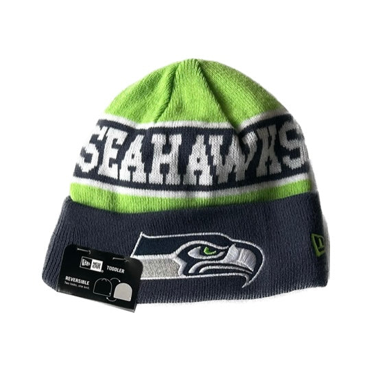 Toddler Seahawks Reversible Knit Beanie