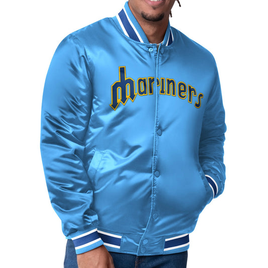 Mariners REVERSIBLE Dueling Logos Starter Jacket