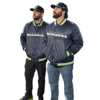 Seahawks REVERSIBLE Dueling Logos Starter Jacket