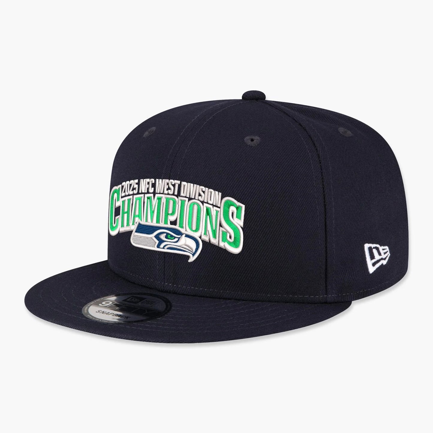 Seahawks 2025 NFC West Division Champions Official SnapBack Navy Hat