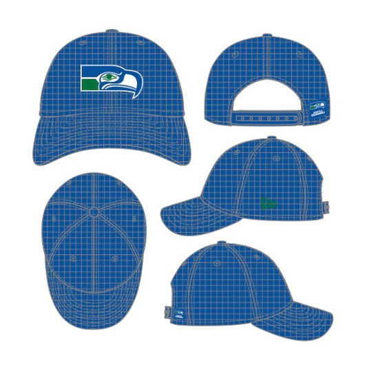 Seahawks Retro Deluxe Stretch-Snap Hat