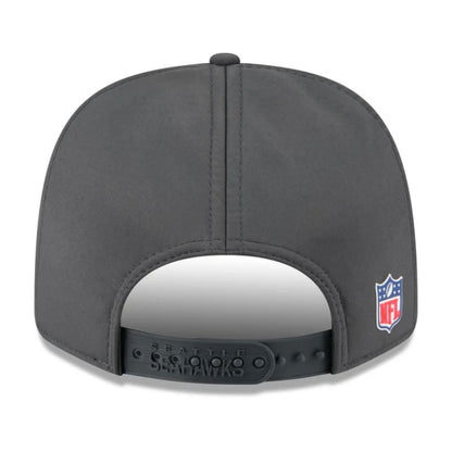 Seahawks 2025 Sideline Cold Weather Snapback Charcoal Hat