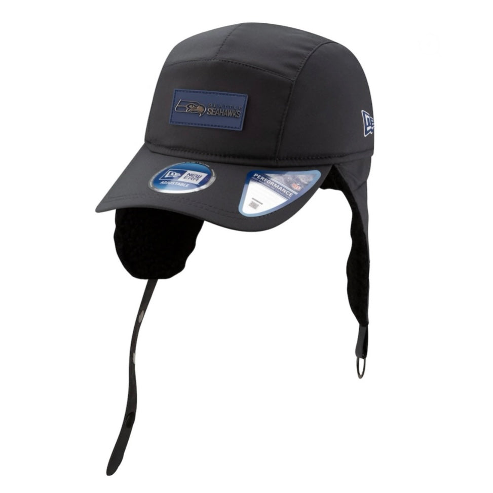 Seahawks 2025 Sideline Cold Weather Trapper Knit