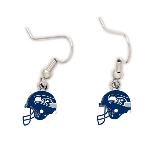 Seahawks Logo Dangle Earrings