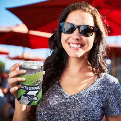 Seahawks Field View Can Cooler Koozie