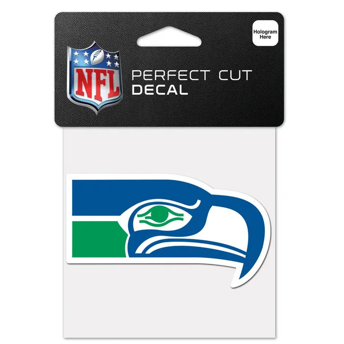 Seahawks Perfect Cut Retro 4x4 Decal