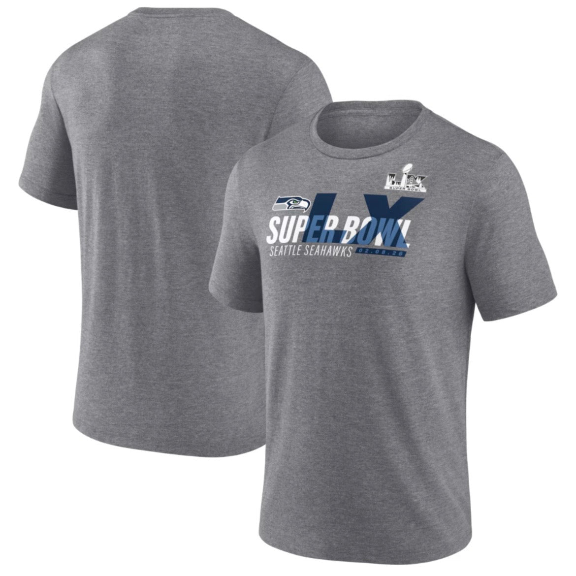 Seahawks Official Super Bowl LX Graphic Tee