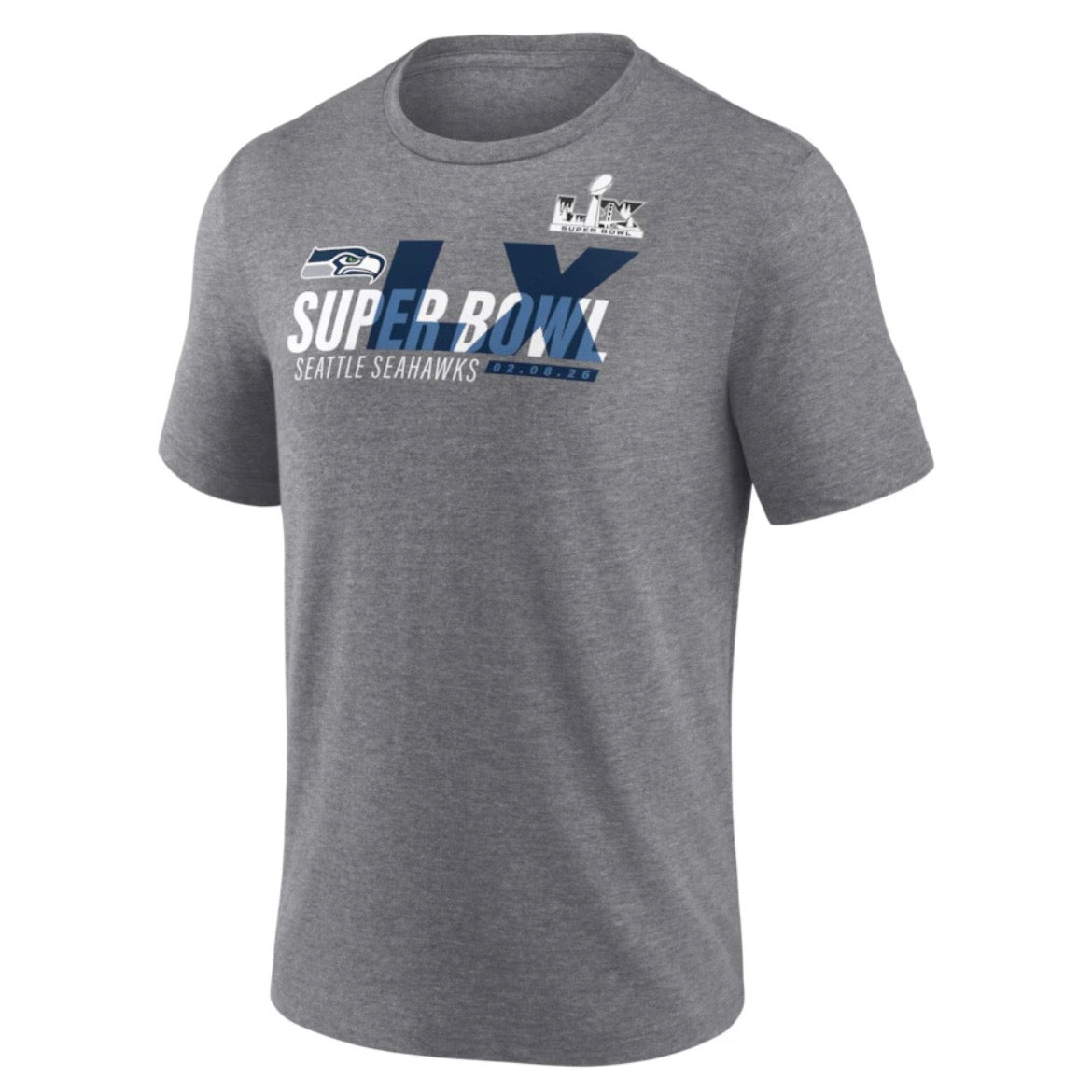 Seahawks Official Super Bowl LX Graphic Tee