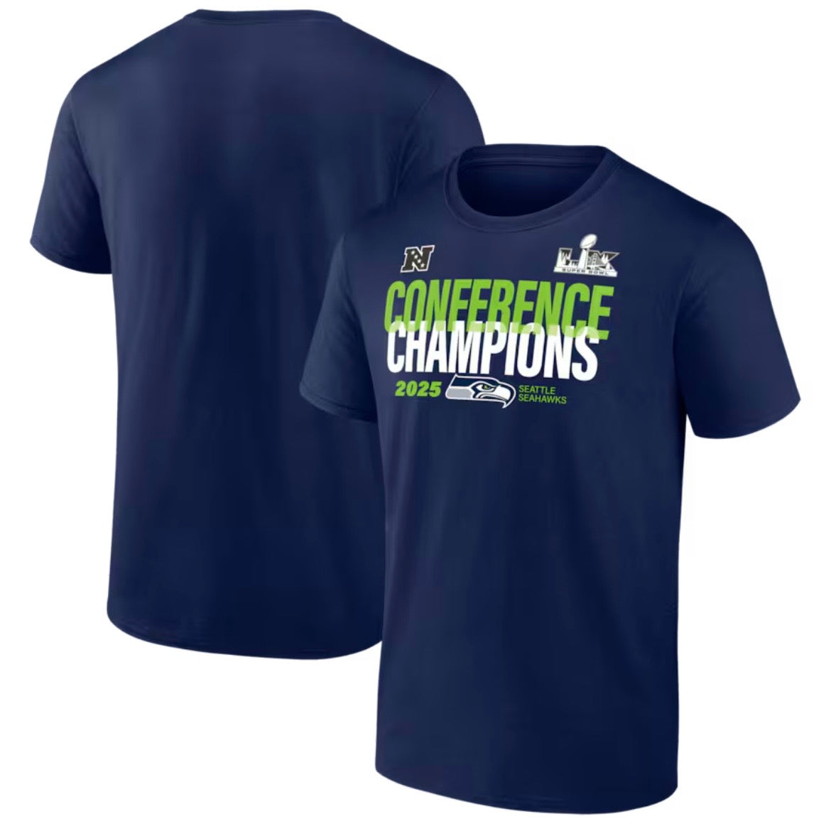 Seahawks NFC Champions Super Bowl LX Graphic Tee
