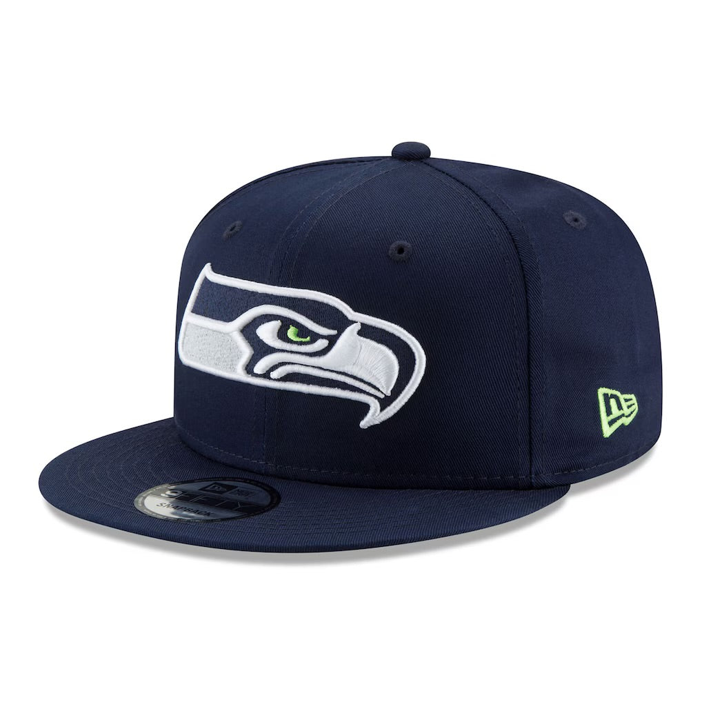 Seahawks Super Bowl LX Side Patch Navy 9Fifty Snapback Hat