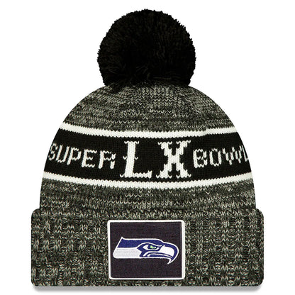 Seahawks Super Bowl LX Official Pom Knit Beanie